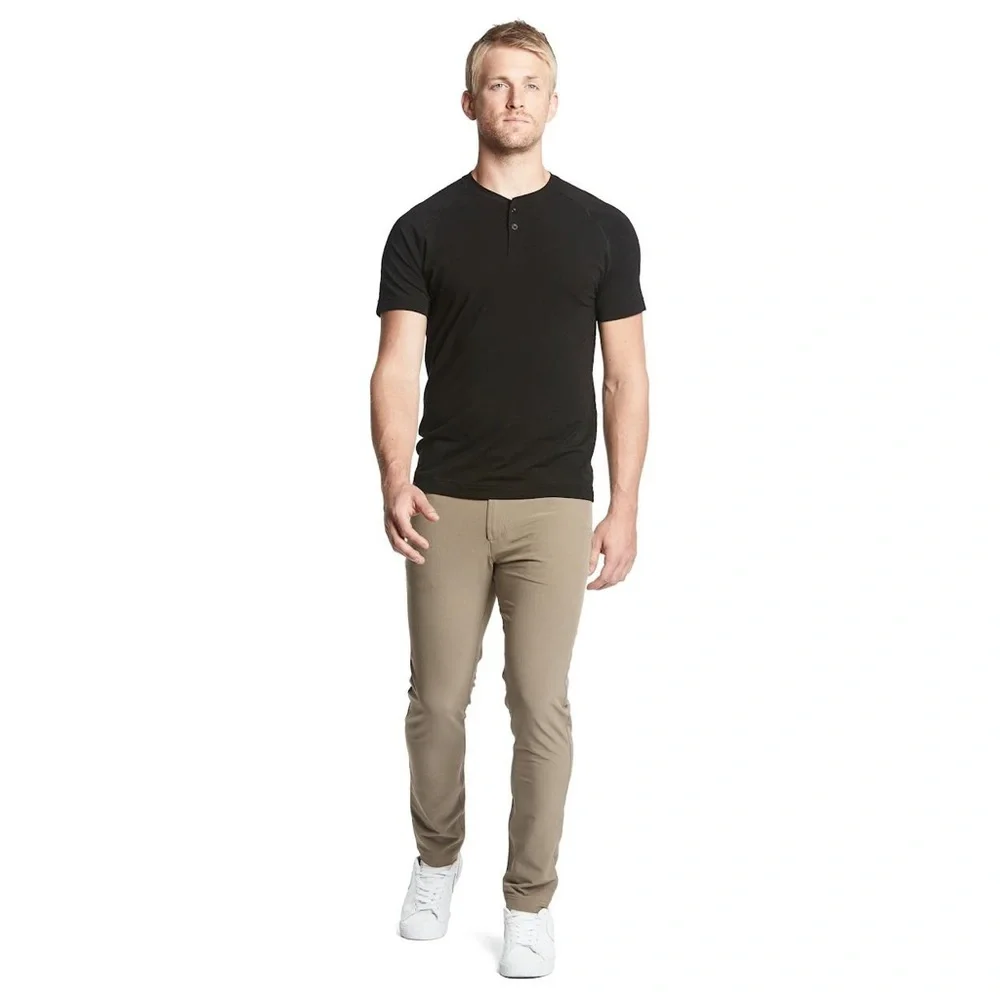 Public Rec Workday Pant-Slim 36 x 34 khaki tan golf career casual comfortable